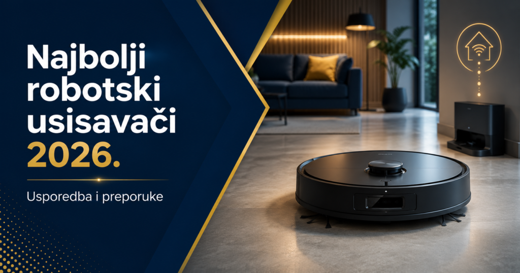 Najbolji robotski usisavači 2026. – usporedba i preporuke