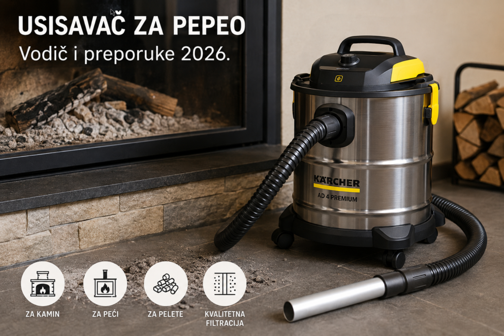 Najbolji usisavač za pepeo uz kamin