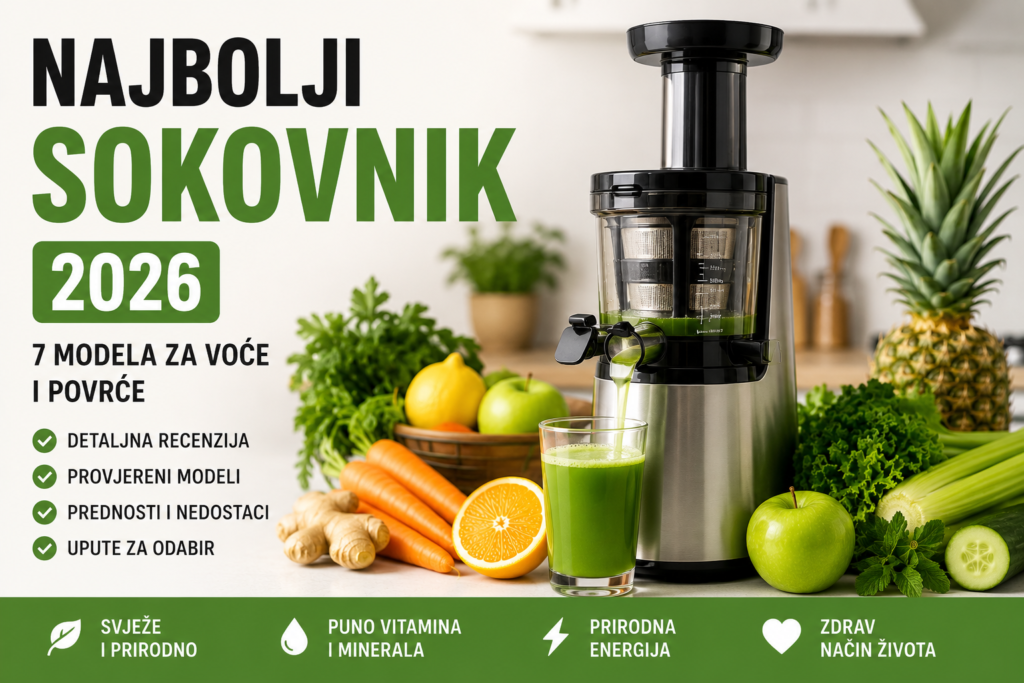 Najbolji sokovnik 2026 za voće i povrće